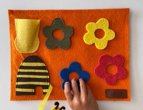 Arı İp  Geçirme  Motor Beceri Eğitim Oyunu