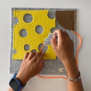 Peynir Fare  Şerit Geçirme  Motor Beceri Eğitim Oyunu