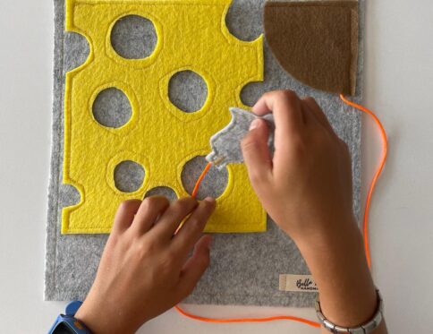 Peynir Fare  Şerit Geçirme  Motor Beceri Eğitim Oyunu