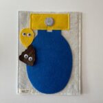 Tuvalet Eğitim Oyuncağı | Çocuklar İçin Keçe Tuvalet Alıştırma Eğitici Oyuncak